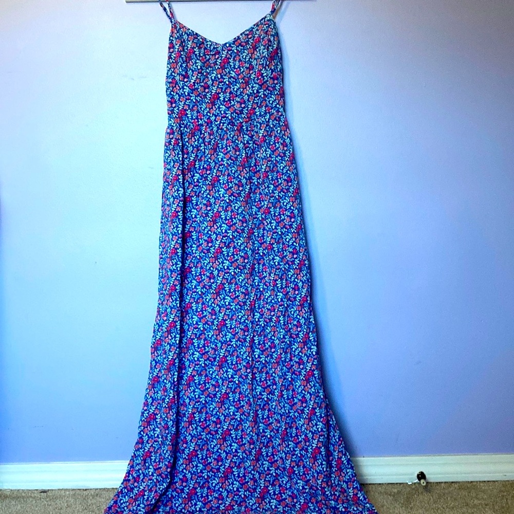 Abercrombie long tie back dress